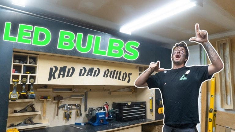 How to safely replace cheap garage lights with bright LED bulbs