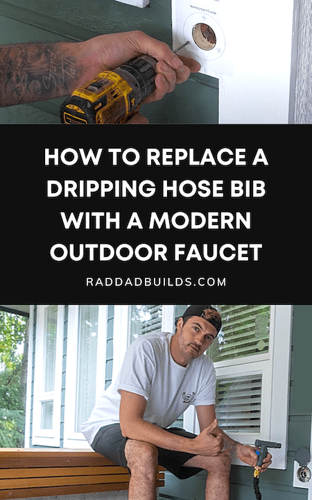 Replacing A Dripping Hose Bib With a Modern Outdoor Faucet