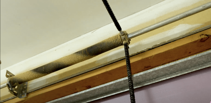 winding rods and torsion spring