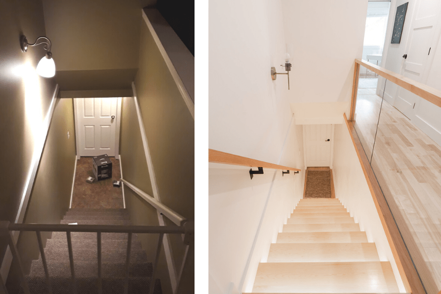 home tour stairs renovation