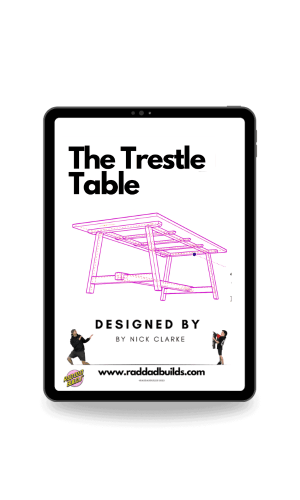 trestle table plan cover