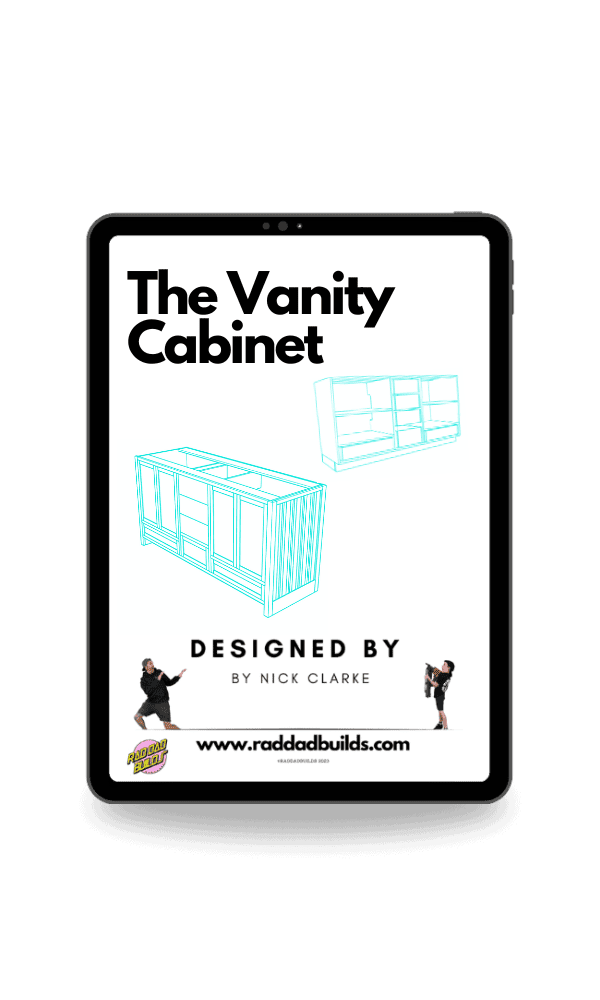 White Oak Bathroom Vanity Plans RadDadBuilds